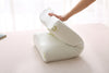 Contour memory foam pillow with bamboo cover