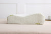 Contour memory foam pillow with bamboo cover