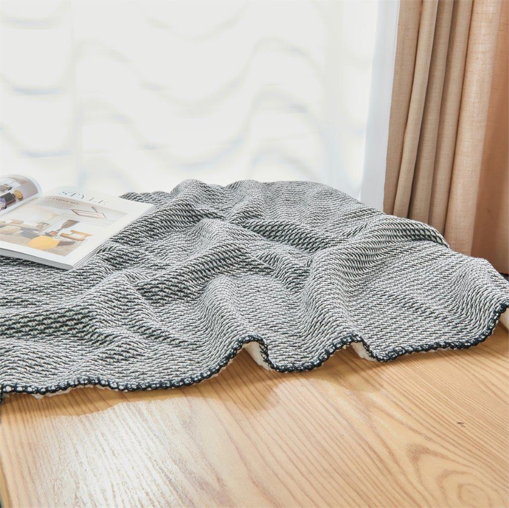 Gracin Flannel Knitted Throws