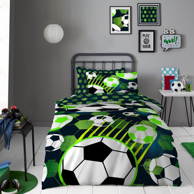 Football Fun Reversible Kids Duvet Cover