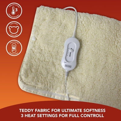 HUG AND SNUG TEDDY ELECTRIC BLANKET