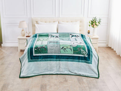 Cloudy Reversible heavy Blanket