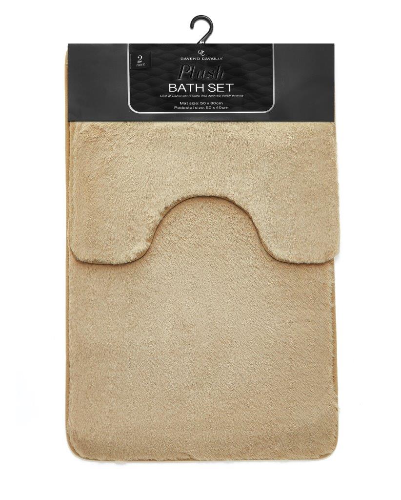 Faux Fur bath set