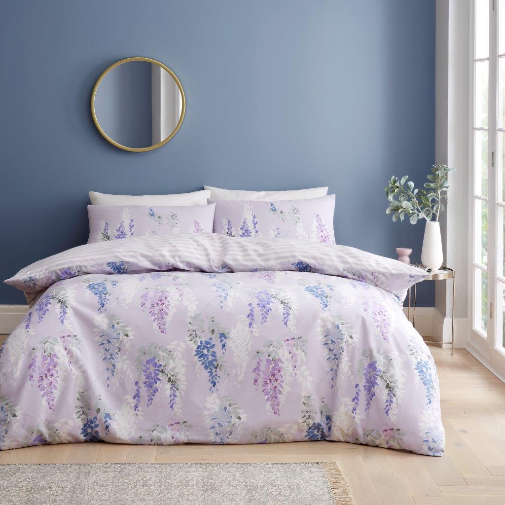 Ophelia Pattern Reversible Duvet  Set