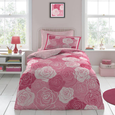 Roses Reversible Kids Duvet Cover