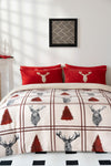 Stag Teddy Fleece Duvet Cover and Throw