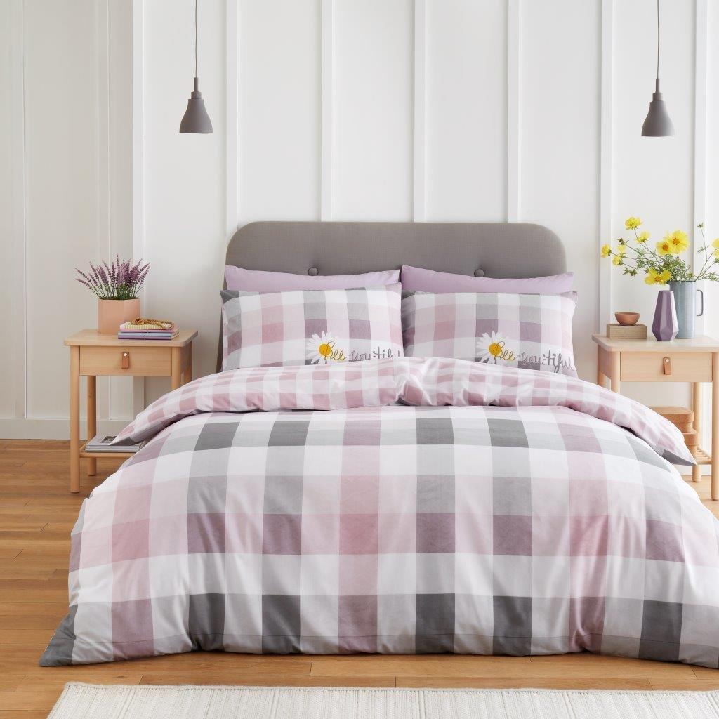 Sunny Gingham Check Duvet Set