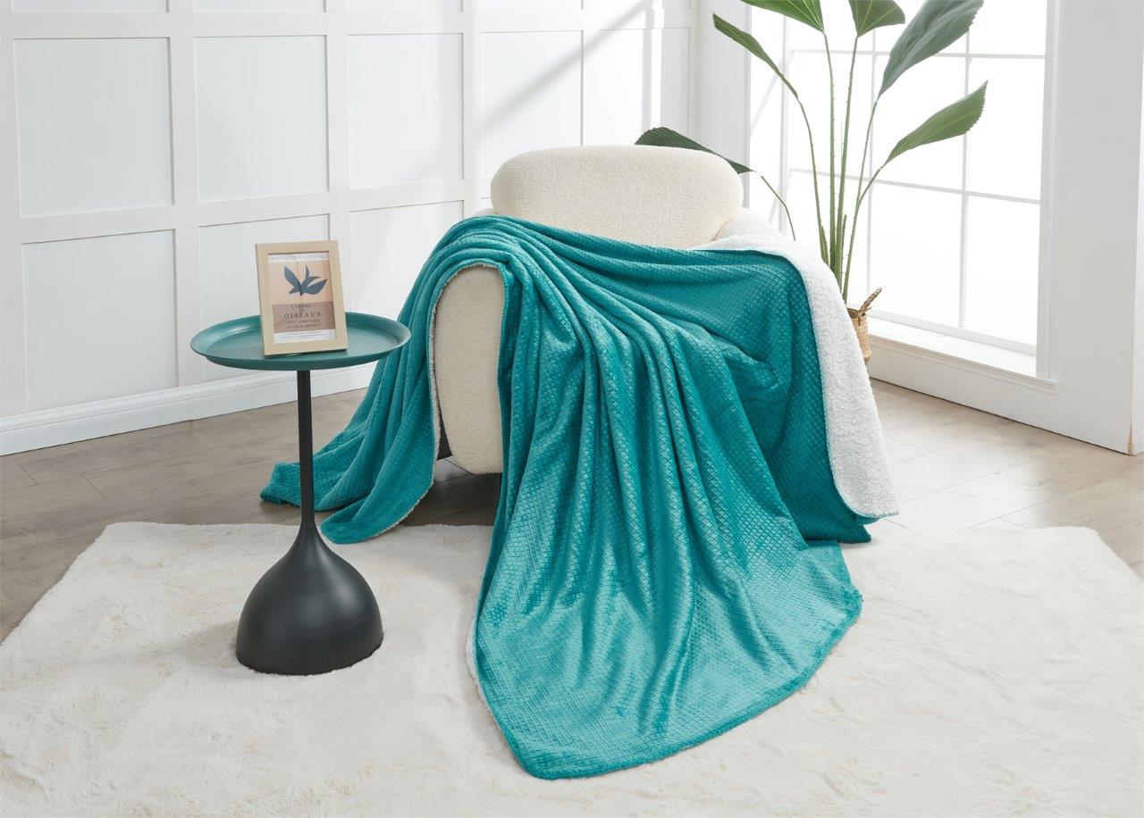 Whision Flannel sherpa throw