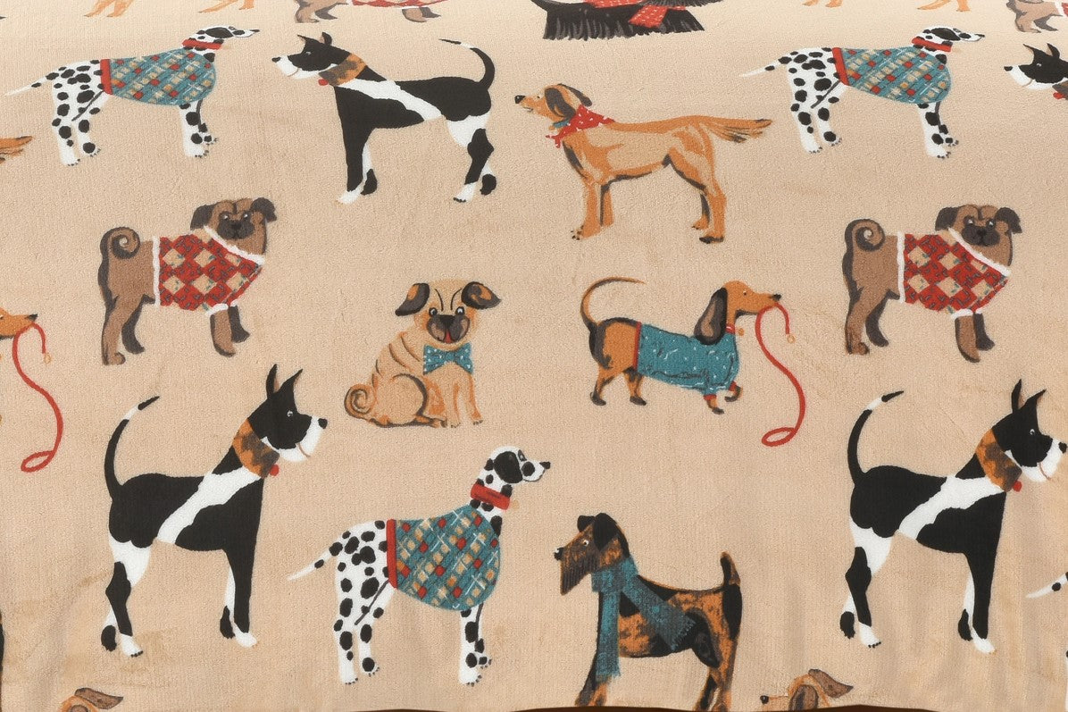 Dogs Teddy duvet set