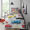 Transport Reversible Kids Duvet Cover