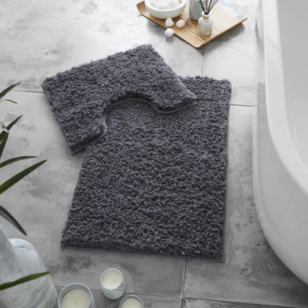 Zero Twist Bath Mat Set