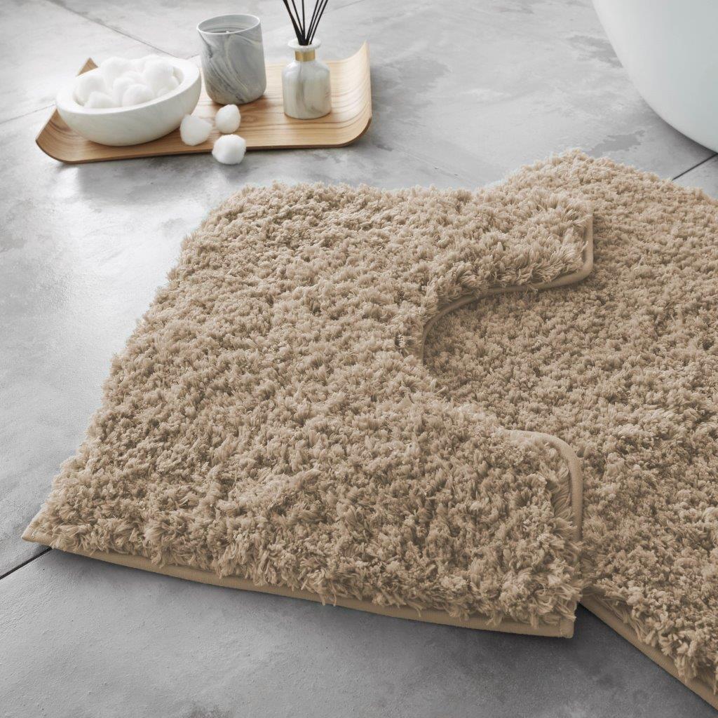 Zero Twist Bath Mat Set