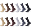 12PK MENS 100% COTTON SOCKS