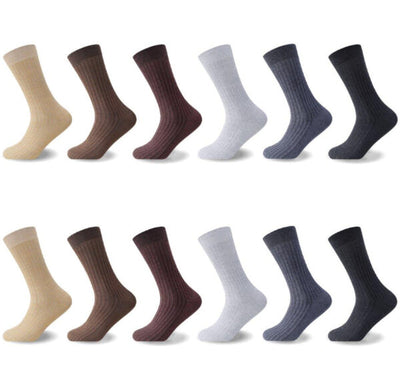 12PK MENS 100% COTTON SOCKS