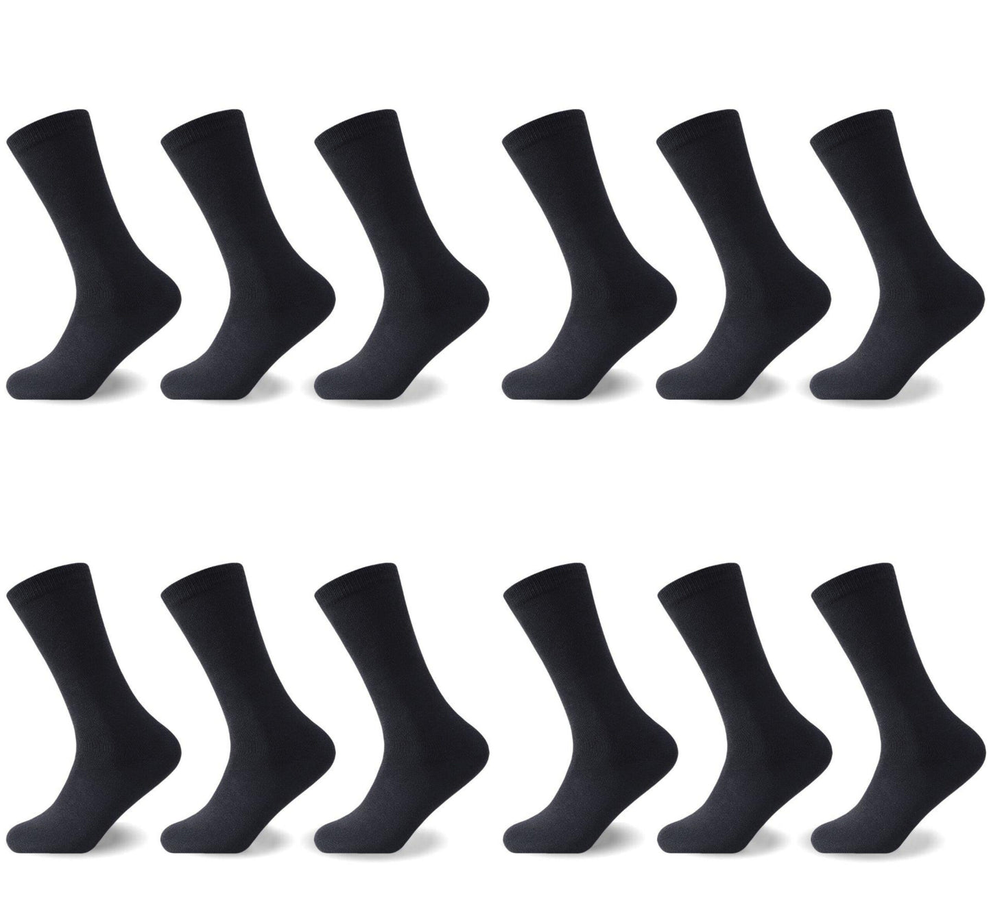 12PK MENS BIG FOOT LYCRA SOCKS