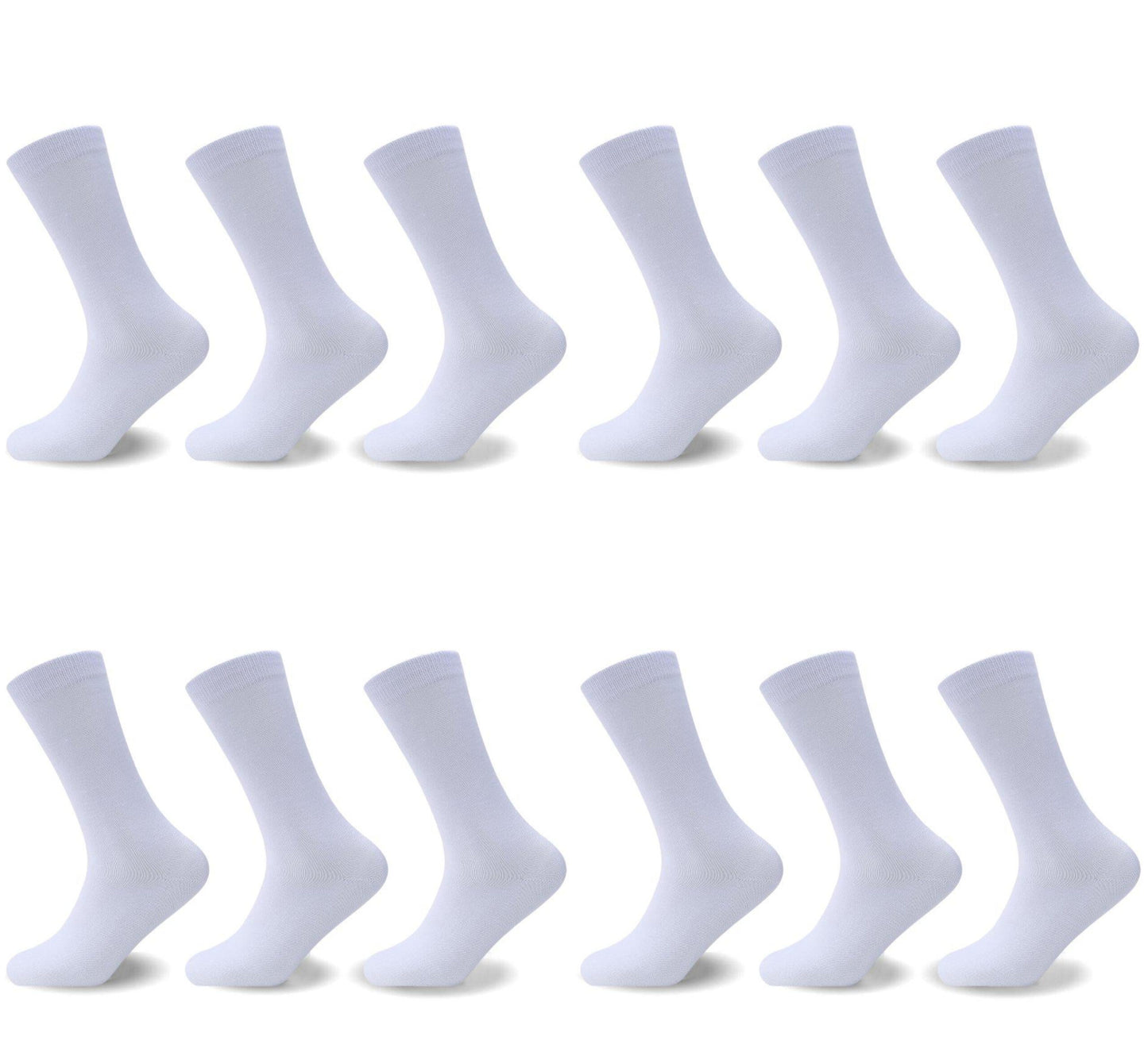 12PK MENS BIG FOOT LYCRA SOCKS