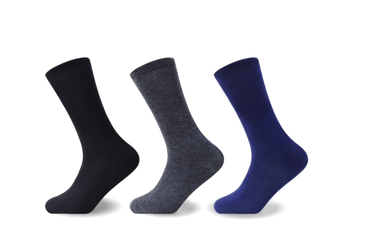 12PK MENS BIG FOOT LYCRA SOCKS