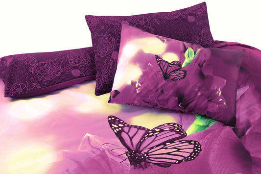 3D Butterfly Printed Duvet Set