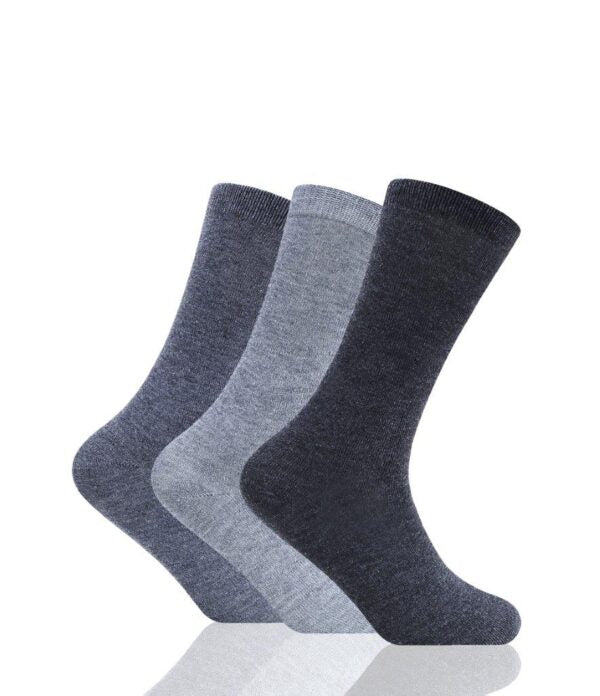 12PK MENS BIG FOOT LYCRA SOCKS