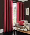 Faux Silk Eyelet Curtains