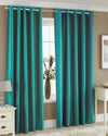 Faux Silk Eyelet Curtains