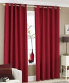 Faux Silk Eyelet Curtains