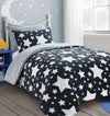 Teddy Fleece Stars Duvet Set