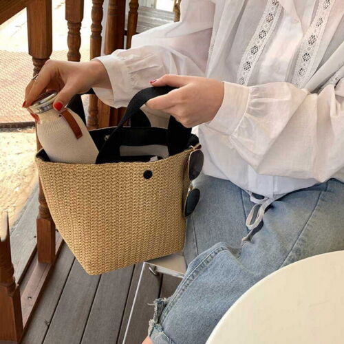 Woven Summer Rattan  Bag