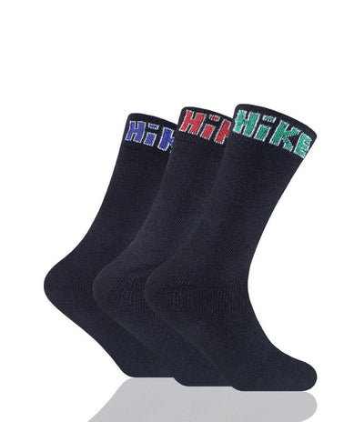 12PK MENS MELANGE HIKE SOCKS