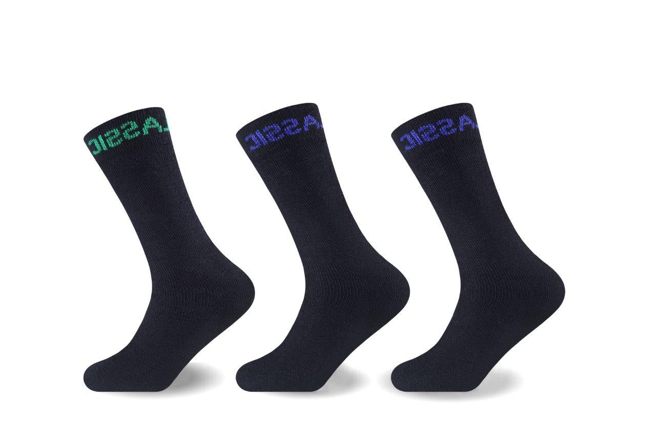 12PK MENS MELANGE CLASSIC SOCKS