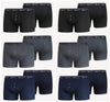 3 PACK MENS MATCHING ELASTIC BOXER SHORTS